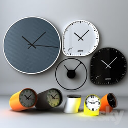 Other decorative objects - A selection of designer watches _ Clock set 