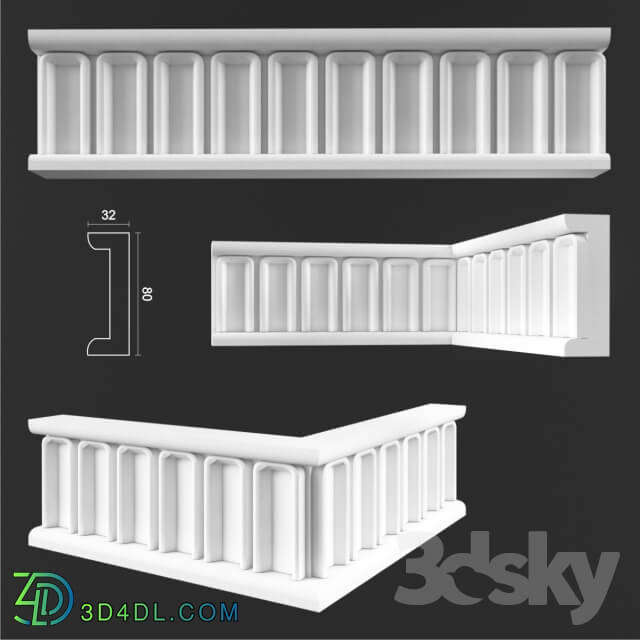 Decorative plaster - Cornice