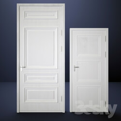 Doors - Classic interior doors_ door with transom 