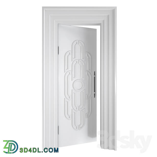 Decorative plaster - Door decoration RODECOR Lalique 76433AR