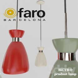 Ceiling light - FARO RETRO pendant lamp 