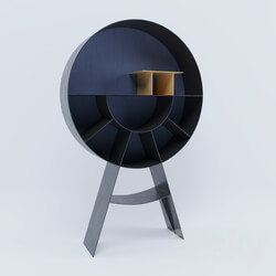 Other - Caos Bookshelf in Black by Alessandro Guerriero for Officine 