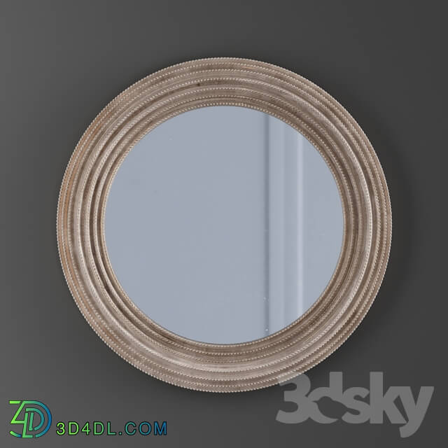 Mirror - Mirror round _Ivory Coast_. Dantone Home.