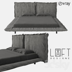 Bed - Bed LoftDesigne 3661 model 