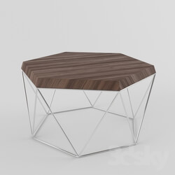 Table - Coffee table Hexagon Metal 