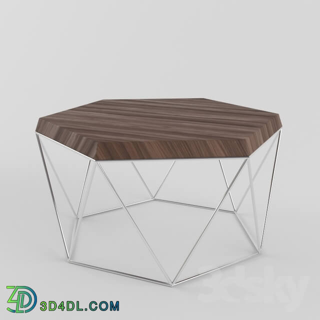 Table - Coffee table Hexagon Metal