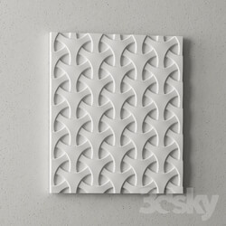 3D panel - Gypsum 3D panel 