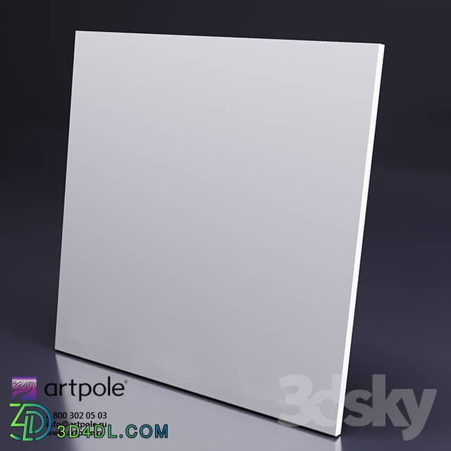 Decorative plaster - Gypsum 3d panel LOFT HIDDEN from Artpole