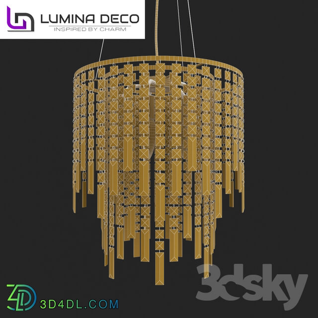 Ceiling light - _OM_ Crystal Chandelier Lumina Deco Zuccero LDP 2159-450 CHR