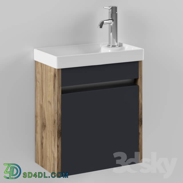 Bathroom furniture - Slim bathroom cabinet