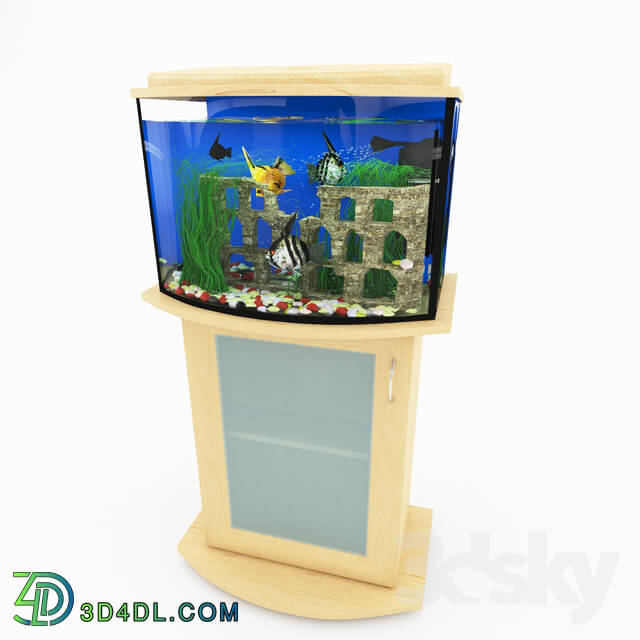 Other decorative objects - Aquarium _ Cupboard under the aquarium _AquaPlus STD_