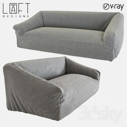 Sofa - Sofa LoftDesigne 1801 model 