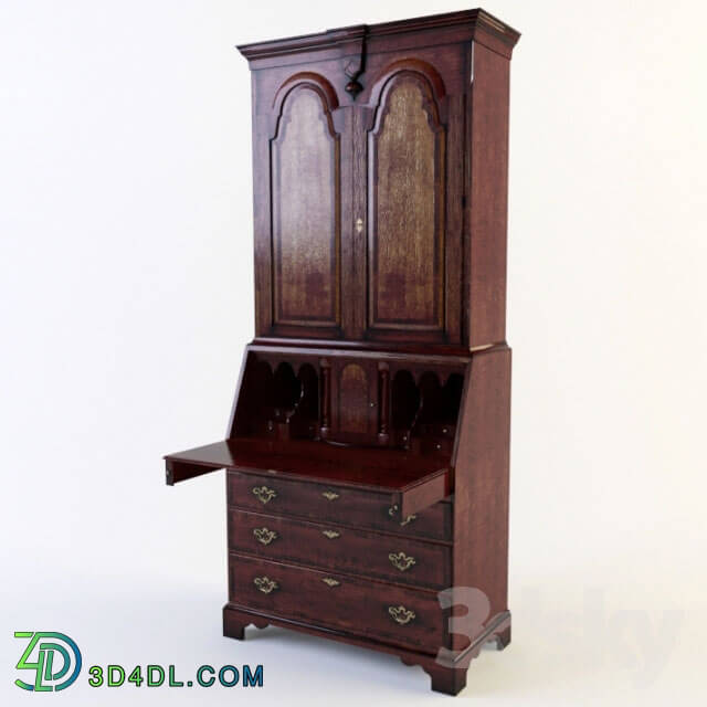 Wardrobe _ Display cabinets - TudorOakSecretarie