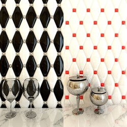 Bathroom accessories - Adex tile series Rombos _9 species_ 