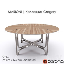 Table - The table MARIONI _ Gregory Collection 