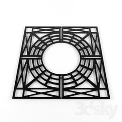 Other architectural elements - grilles des arbres 