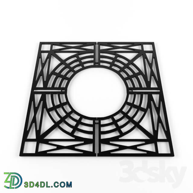 Other architectural elements - grilles des arbres