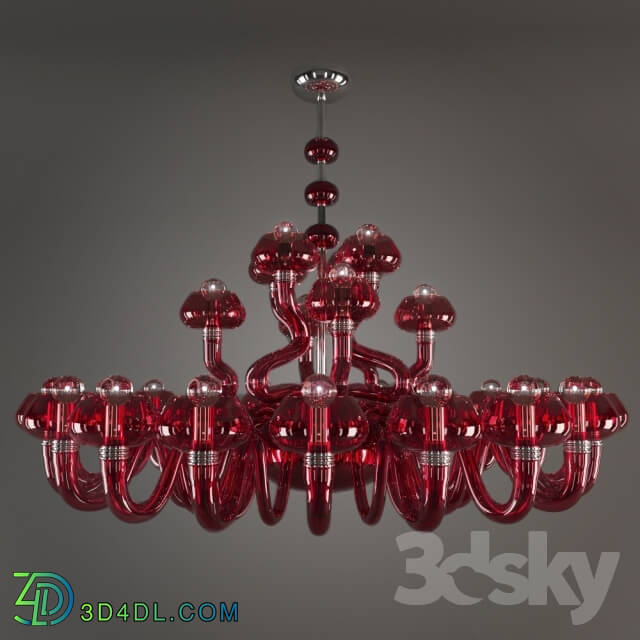 Ceiling light - Chandelier Barovier _amp_ Toso Bissa Boba