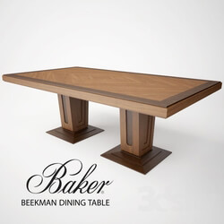 Table - BAKER BEEKMAN DINING TABLE 