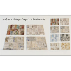Carpets - Rugs-carpets-vintage patchworks. 
