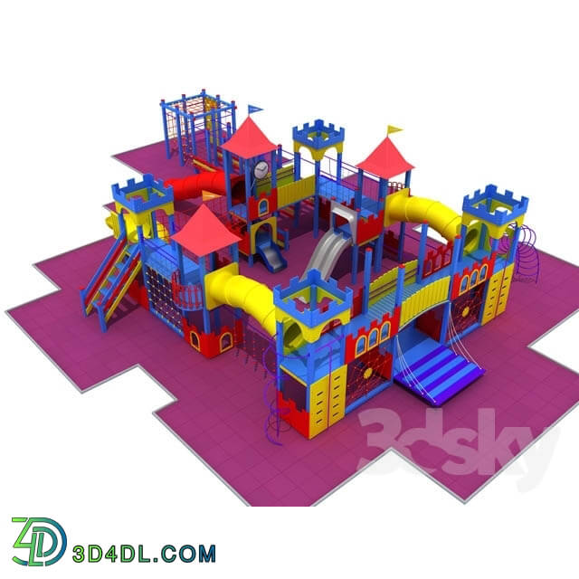 Other architectural elements - playground Castle-2