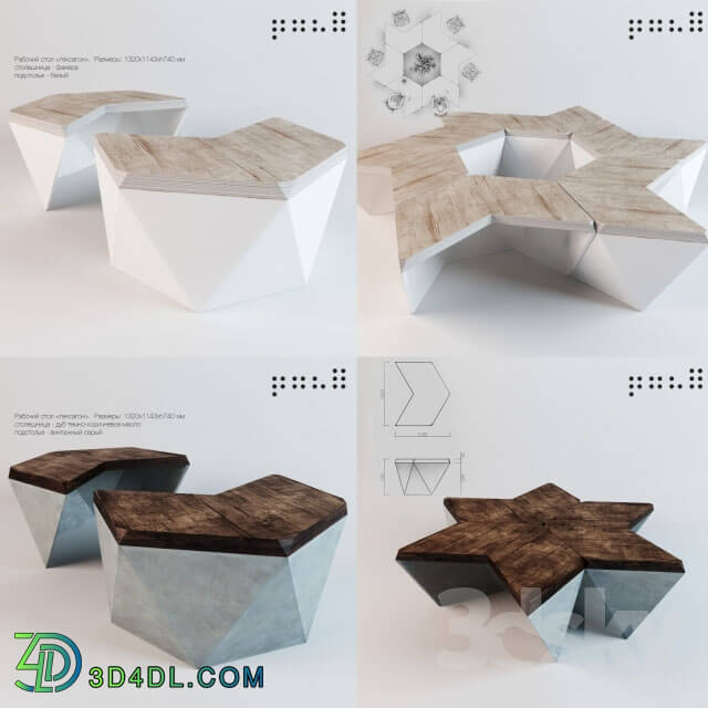 Table - Archpole Hexagon desktop