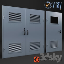 Doors - set of 6 doors for switchboard_ factory _quot_ProfMaster_quot_. Vray_ corona. 