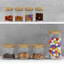 Other kitchen accessories - Kitchen set - sweets in jars 