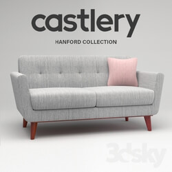 Sofa - Hanford Loveseat Sofa by Castlery 