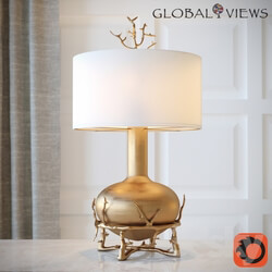 Table lamp - Fat Brass Twig Table Lamp 