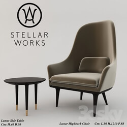 Arm chair - Stellar Works_Lunar 