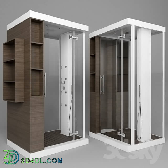 Shower - AM-PM_AWE Cab.Freestanding