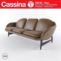 Sofa - Cassina Vico large sofa 