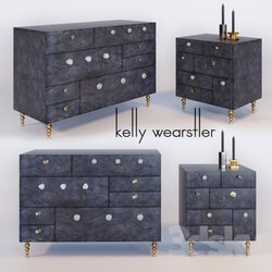 Sideboard _ Chest of drawer - Chest of drawers and nightstand Kelly Wearstler 