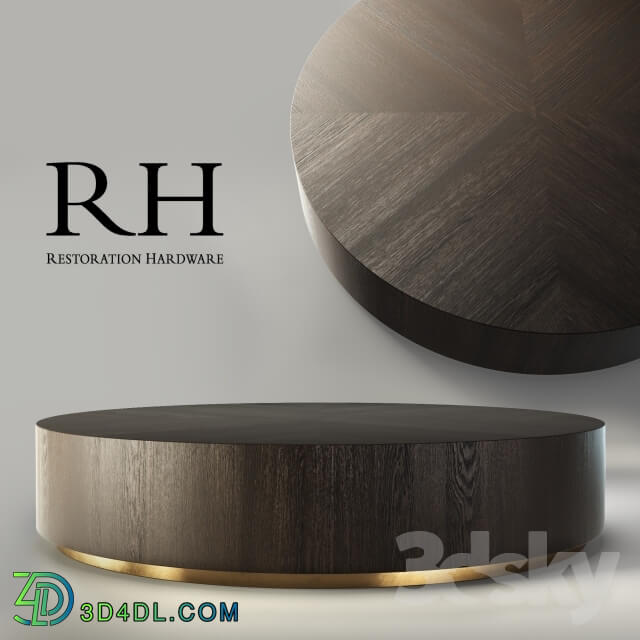 Table - RH Machinto Round Coffee Table