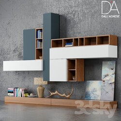 Wardrobe _ Display cabinets - wall Dall_Agnese 