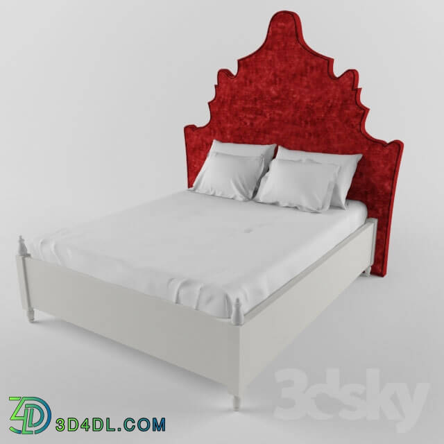 Bed - Bed with headboard