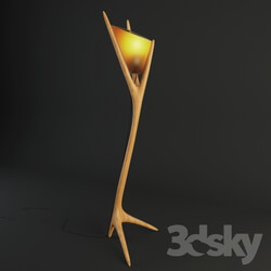 Floor lamp - The Monk - Handmade Floor Lamp 