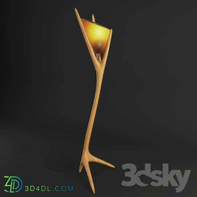 Floor lamp - The Monk - Handmade Floor Lamp