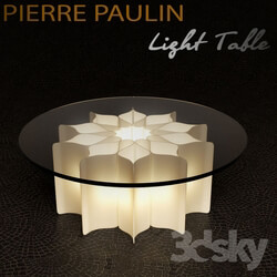 Table - ELYSEE LIGHT TABLE BY PIERRE PAULIN 