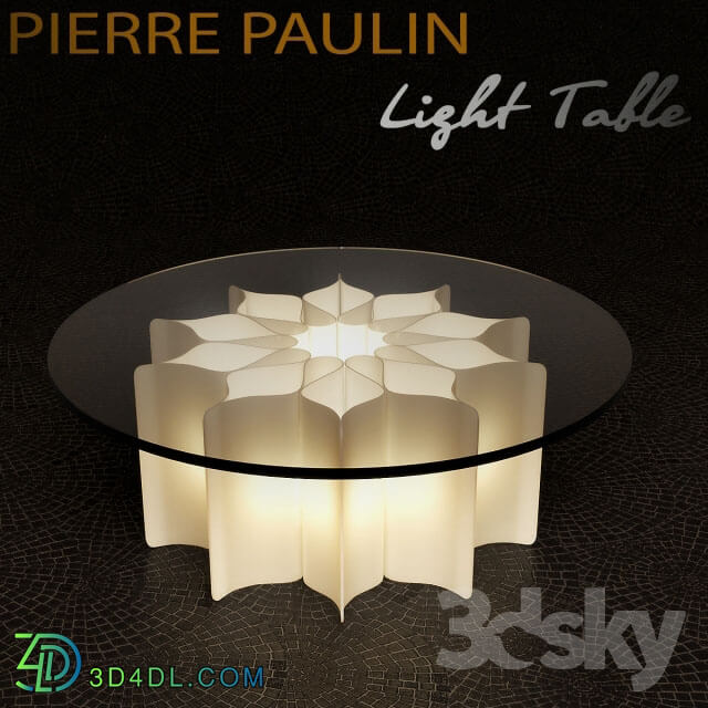 Table - ELYSEE LIGHT TABLE BY PIERRE PAULIN