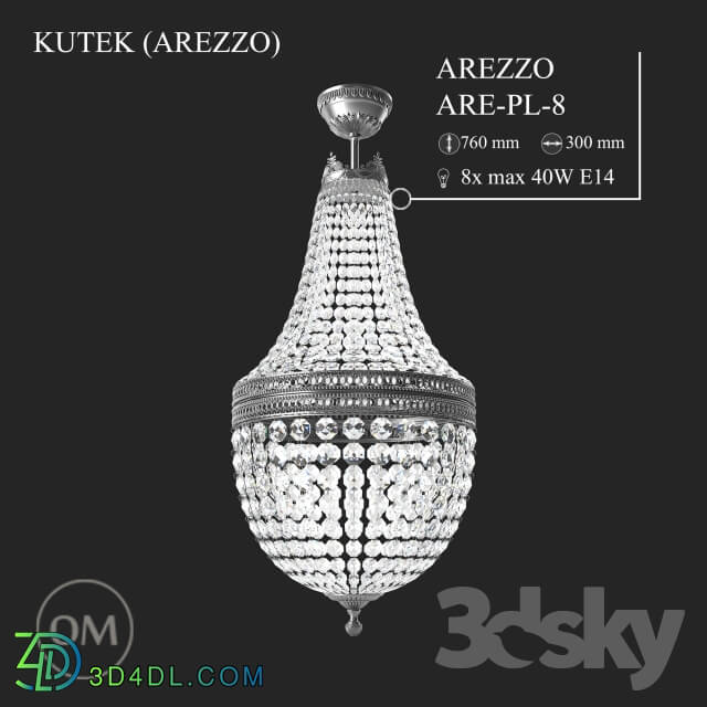 Ceiling light - KUTEK _AREZZO_ ARE-PL-8