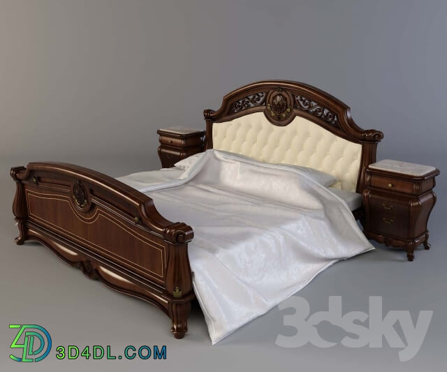 Bed - Mobil ducale noce