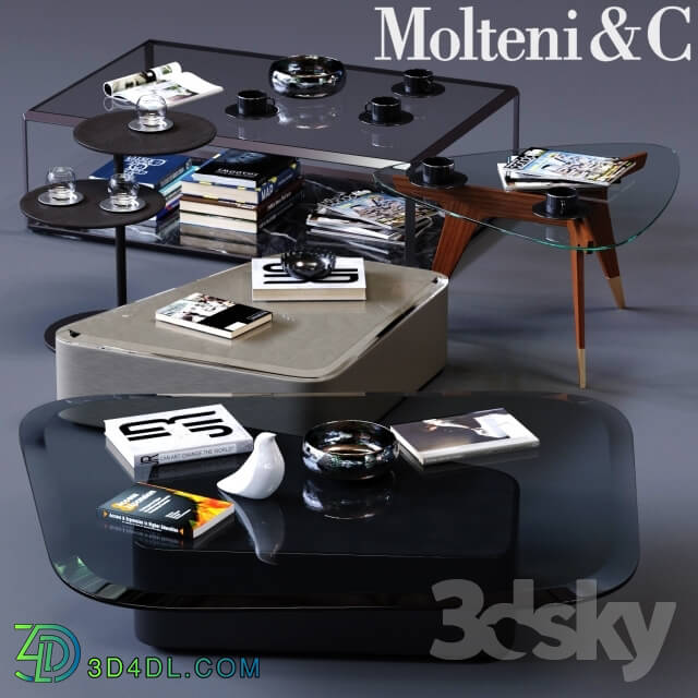 Table - Molteni_C Coffee Tables Set 01