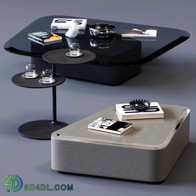 Table - Molteni_C Coffee Tables Set 01