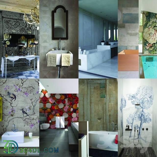 Wall covering - Wall_deco - Wet System Collection Pack 3