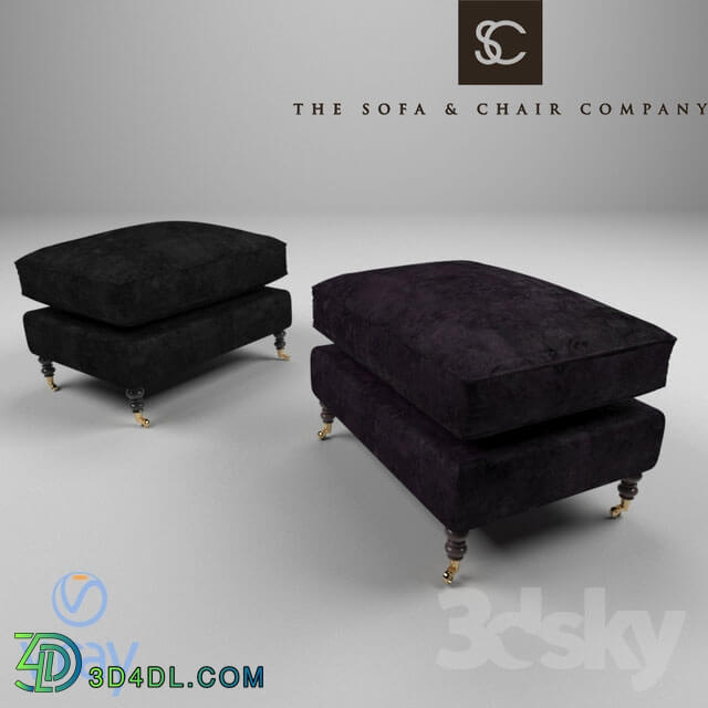 Other soft seating - Pouf TURNER The Sofa _ Chair Company Classic ST TURN STL 01