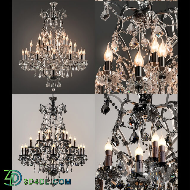 Ceiling light - OM Chandelier Crystal large_ Crystal Chandelier Large