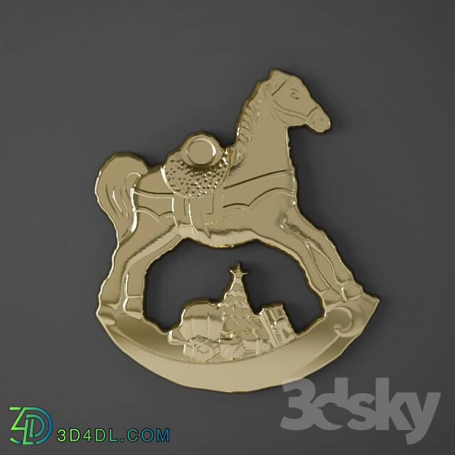 Decorative plaster - Bas _quot_Horse_quot_