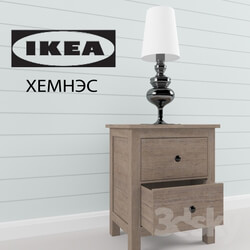 Sideboard _ Chest of drawer - IKEA HEMNES and table lamp as a gift 